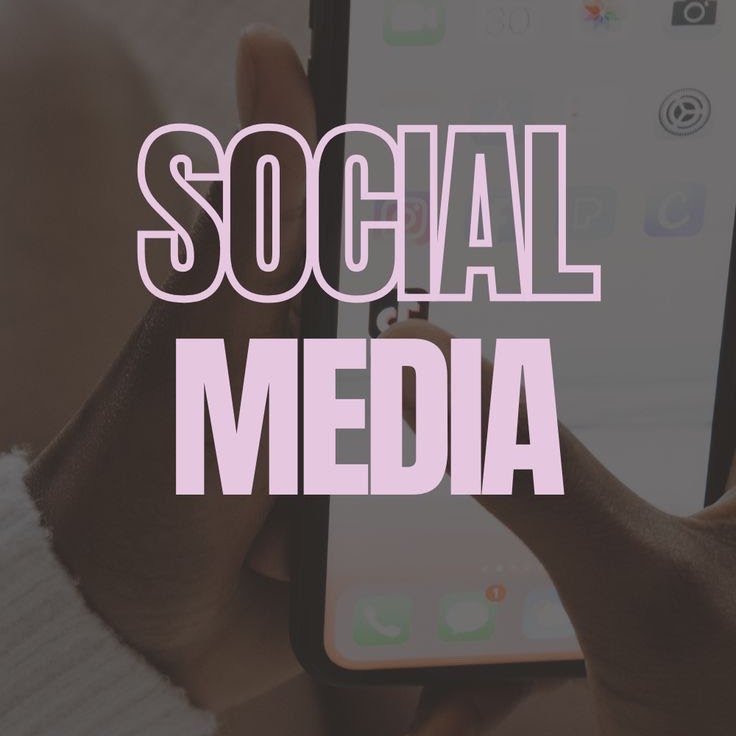 LP Collective's own graphic reading Social Media over a hand holding a phone.